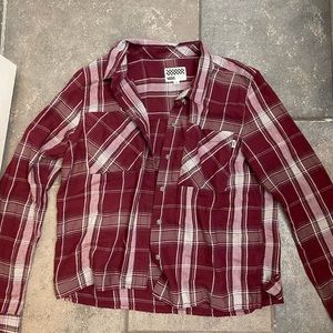 Maroon flannel